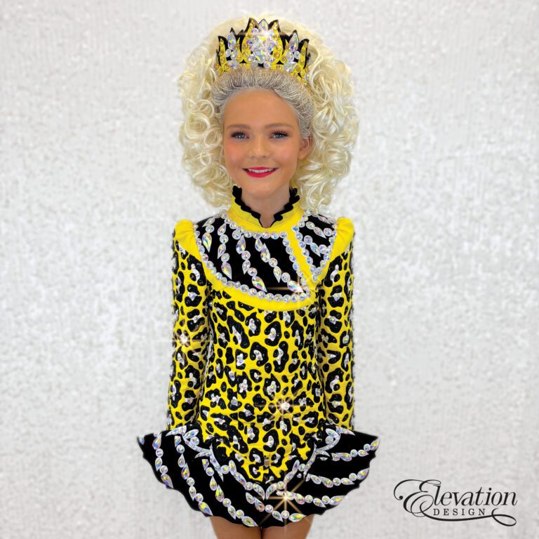 Irish Dancing Solo Dress designed and created by Elevation Design