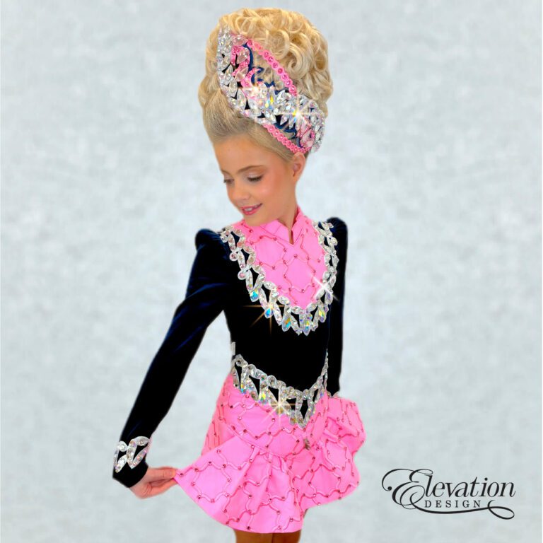 Irish dancing solo dress/costume created by Elevation Design
